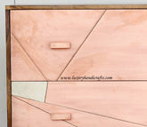 Three Drawer Chest Copper Brass 2